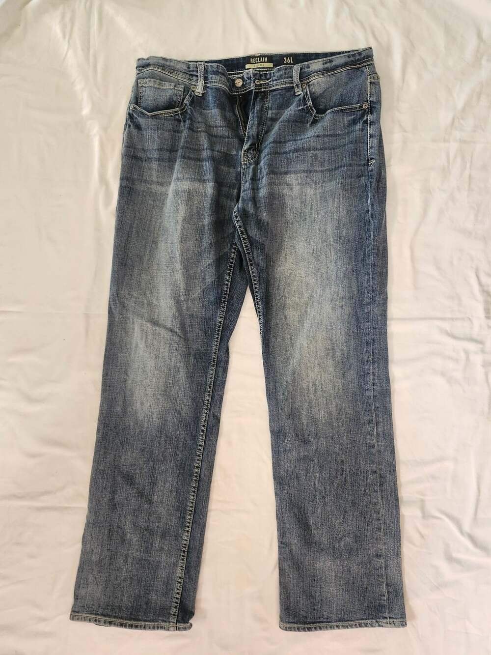 Reclaim Relaxed Denim Blue Jeans 36L